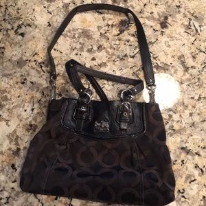 Large Black Coach Purse